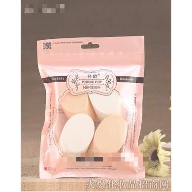 芬齡火腿形4塊粉撲裝