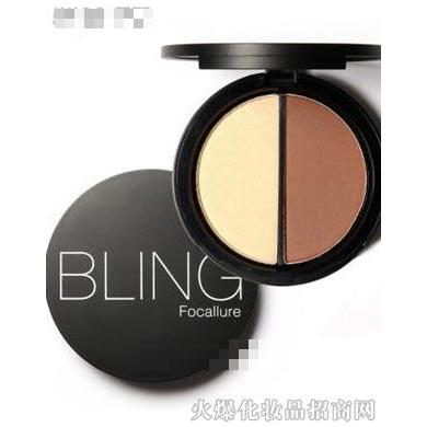 FOCALLURE菲鹿兒立體雙色修容粉