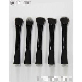 5支小蠻腰，全黑色化妝套刷