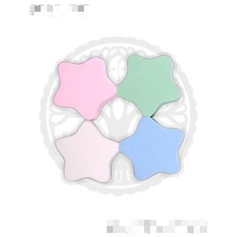 芙茹菲frufe海綿沖邊粉撲五角星組合