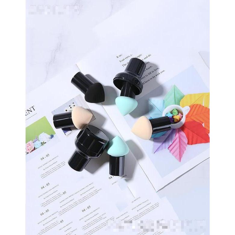 拉美拉蘑菇型美妝蛋干濕兩用粉撲親水性聚氨酯