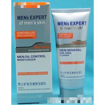 男仕礦物泥清爽潔面乳