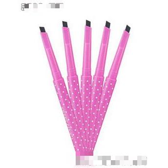 粉色安琪可愛波點(diǎn)自動(dòng)旋轉(zhuǎn)眉筆