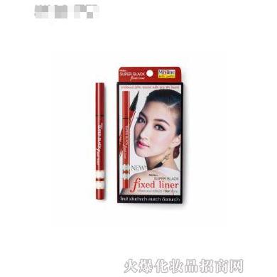 Mistine濃黑銀管速干紅管眼線液筆1g