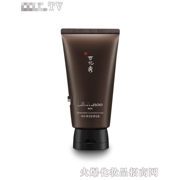 雪花秀男士清爽潔面乳