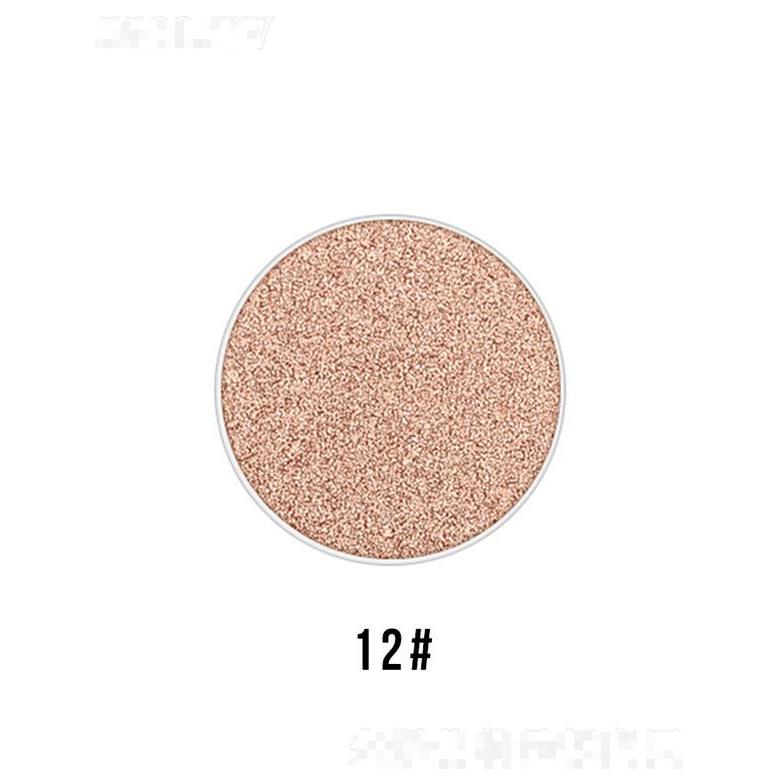 廣州仙蒂36mm單色眼影12# 啞光珠光亮片蔥粉通用眼影盤