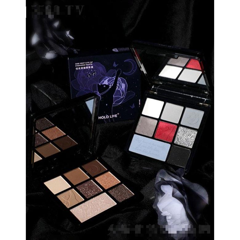 蘇州蘇緹卡  HOLDLIVE巴黎花園眼影盤   朱砂痣黑色