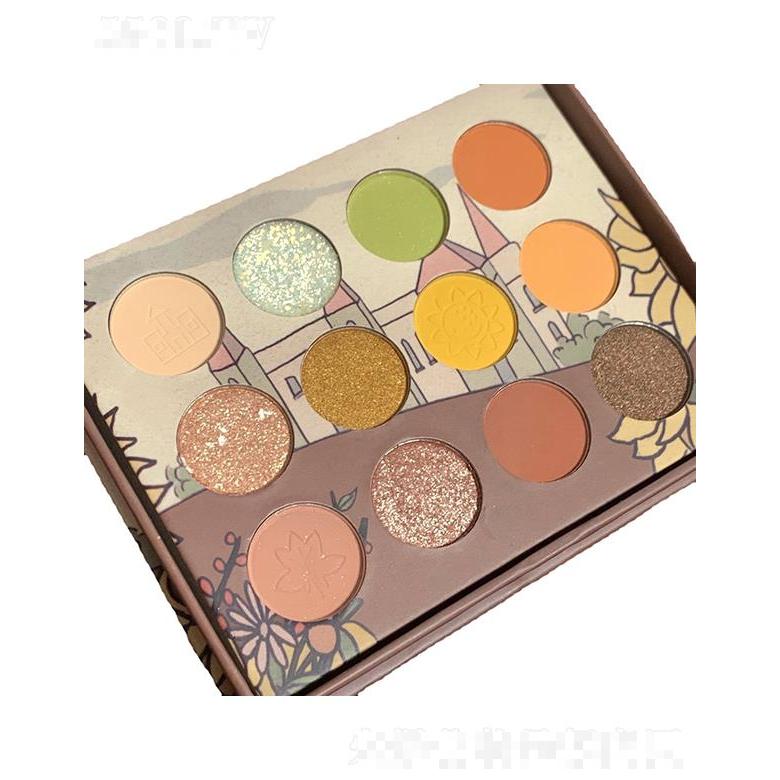 MUGE LEEN十二色向日葵小鎮(zhèn)眼影