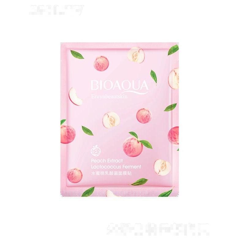 廣州市愛蓮  泊泉雅水蜜桃乳酸菌面膜貼   補(bǔ)水滋潤
