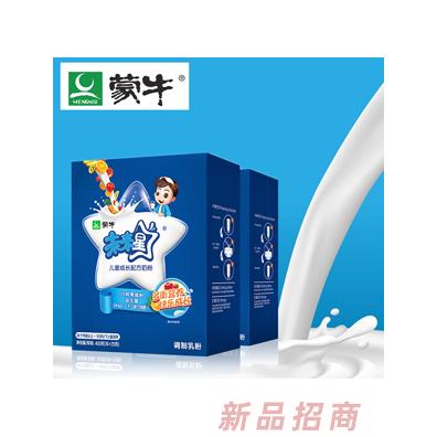 蒙牛未來(lái)星4段兒童成長(zhǎng)配方牛奶粉400g盒青少年學(xué)生含鈣益生元奶粉