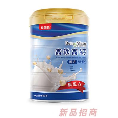 貝因美生命伴侶高鐵高鈣配方奶粉