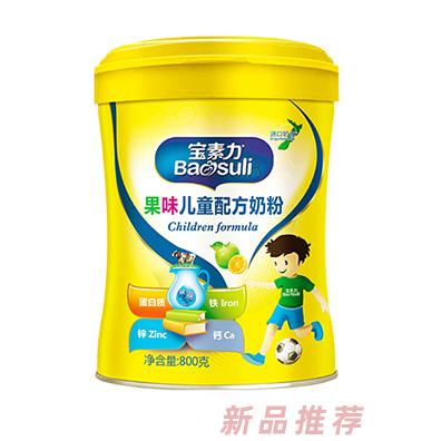 寶素力果味兒童配方奶粉