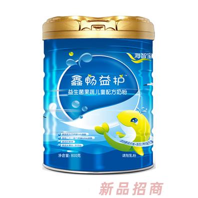 圣元海智寶鑫暢益護(hù)益生菌果蔬兒童配方奶粉800g罐裝