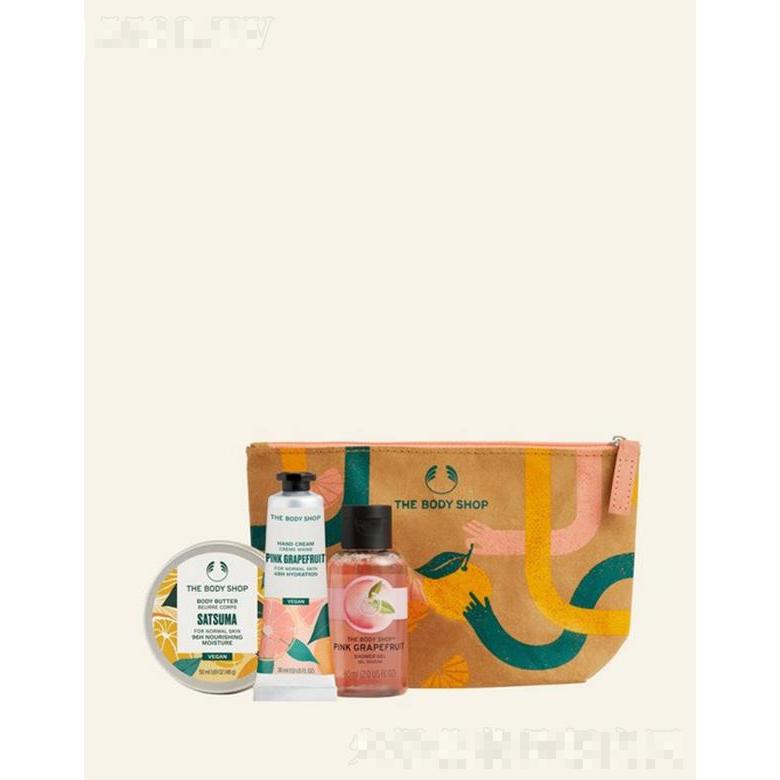美體小鋪迷你沐浴潤(rùn)膚套裝 - 蜜柑 & 粉紅西柚