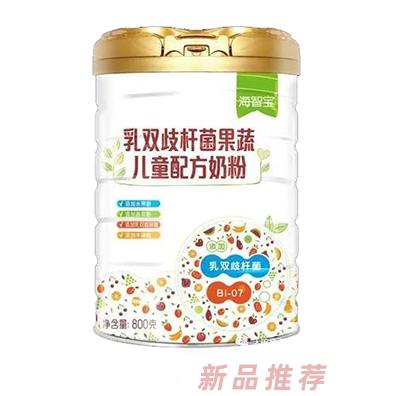 圣元海智寶諾惜爾乳雙歧桿菌果蔬兒童配方奶粉800g