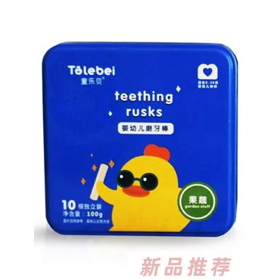 童樂貝嬰幼兒磨牙棒果蔬味牛奶香蕉原味多種口味磨牙餅干