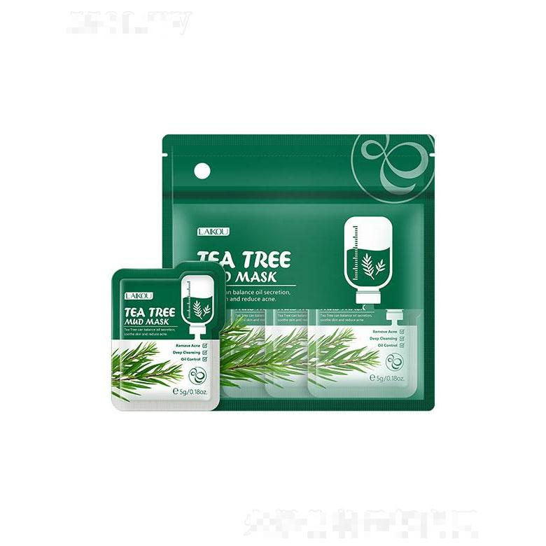 汕頭市威仕達(dá)  萊蔻茶樹面膜泥  5g12片   清爽保濕