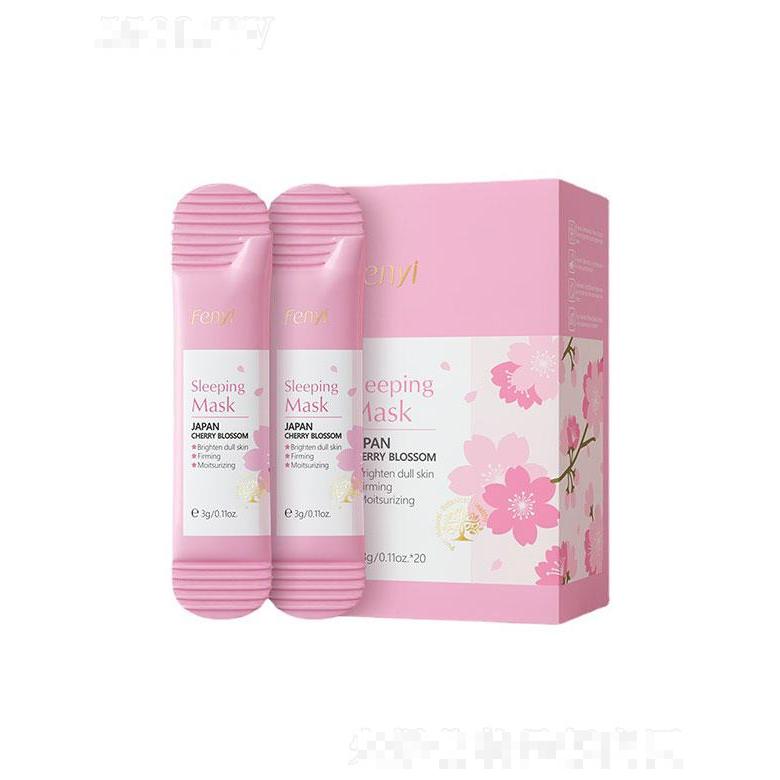 汕頭市威仕達  芬逸日本櫻花睡眠面膜  3g20片   補水保濕