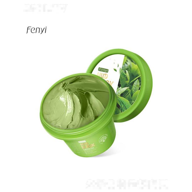 汕頭市威仕達  芬逸綠茶泥漿面膜  100g  清爽保濕   補水細致毛孔