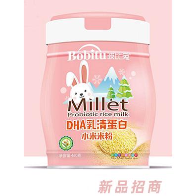 波比兔DHA乳清蛋白+果蔬多維+水蘇糖鈣鐵鋅+益生元護(hù)暢小米米粉