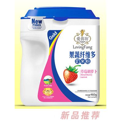 愛茵坊草莓胡蘿卜獼猴桃山楂蘋果淮山香橙核桃香蕉燕麥雪梨蓮子果蔬纖維多奶米粉桶裝