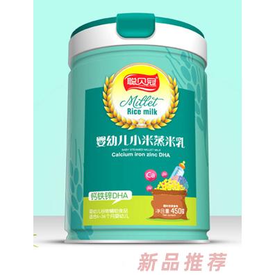 聰貝冠鈣鐵鋅DHA淮山薏米水蘇糖護(hù)暢小米蒸米乳罐裝盒裝