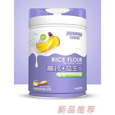 智贊臣高鋅益生菌香橙核桃高鐵+高鈣蘋果草莓+高鈣益生元香蕉DHA米粉460g