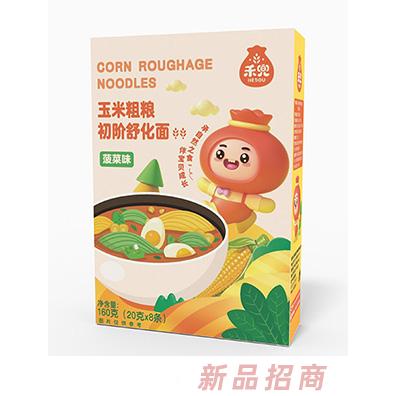禾兜玉米粗糧初階舒化面火龍果菠菜原味兒童輔食多種口味面條