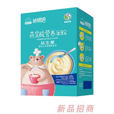 迪娜姆燕窩酸營養(yǎng)米粉盒裝益生菌果蔬多維多種口味全國招商代理