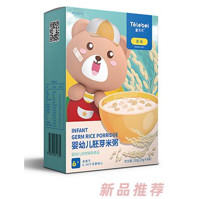 童貝樂(lè)嬰幼兒小米粥蘋(píng)果味胚芽米粥原味小米粥牛肉味輔食代理