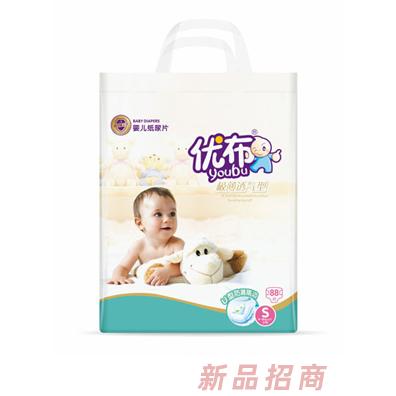 優(yōu)布極薄透氣型紙尿片瞬吸鎖水親膚透氣干爽無異味尿不濕