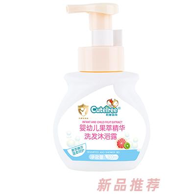 天使森林嬰幼兒果萃精華洗發(fā)沐浴露 300ml