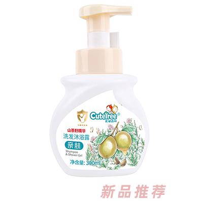 天使森林山茶籽精華洗發(fā)沐浴露 300ml