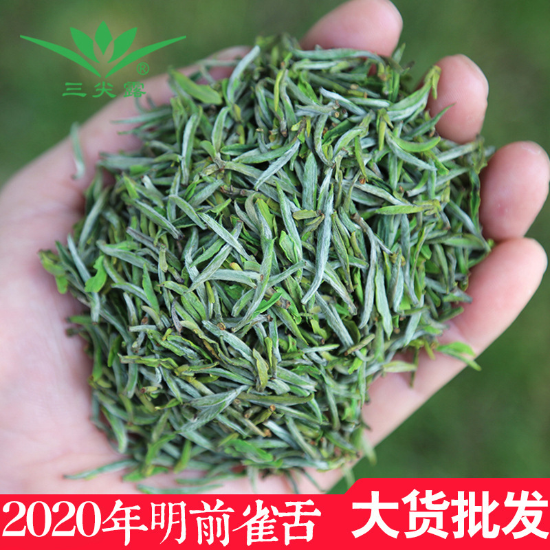 山尖露黃山毛峰新茶明前開(kāi)采雀舌綠茶葉散裝禮盒oem代工