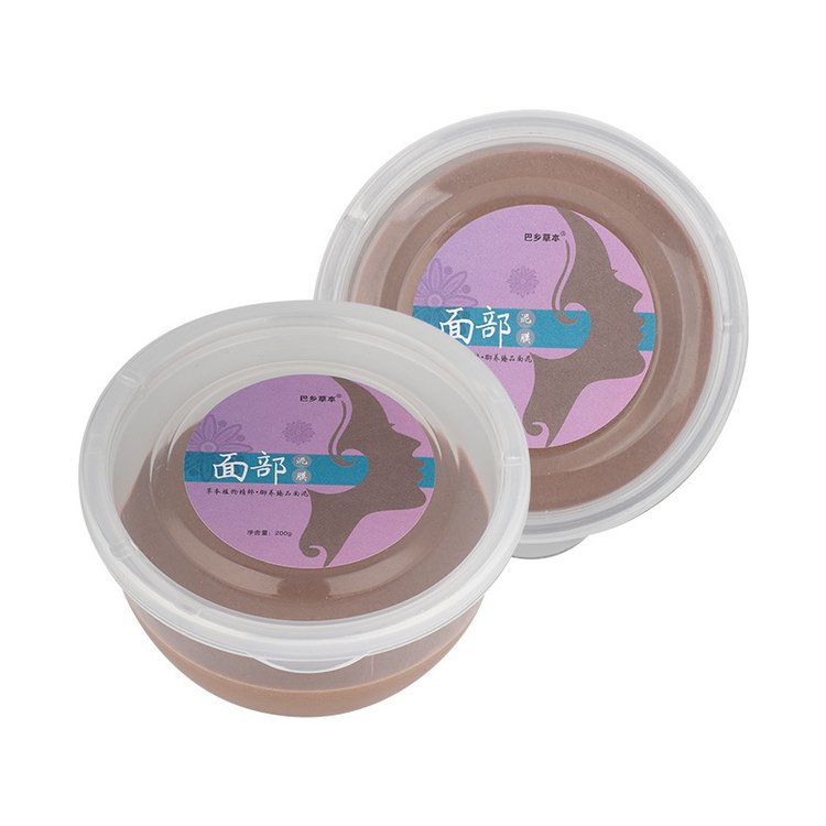 草本面部泥灸泥膏面部護理OEM代加工