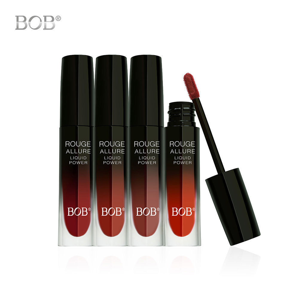 BOB唇釉不易掉色防水絲絨霧面啞光保濕唇彩唇蜜女學(xué)生款爛番茄色OEM代加工
