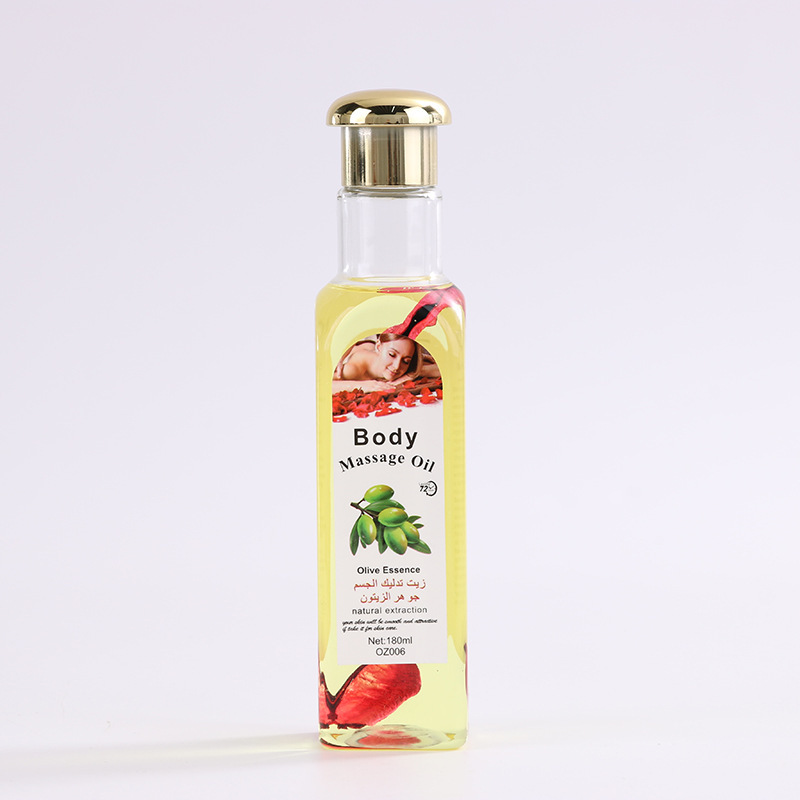 外貿(mào)美容院肩頸按摩精油推背身體活絡精油補水滋潤肌膚精華批發(fā)OEM代加工