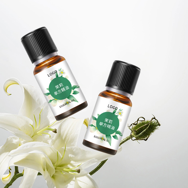 嘉媚樂源頭工廠茉莉單方精油保濕亮膚舒眠安睡 單方精油面部精油OEM代加工