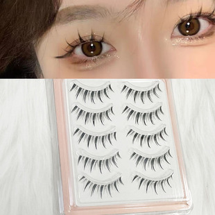 小惡魔假睫毛透明梗睫毛oem代加工