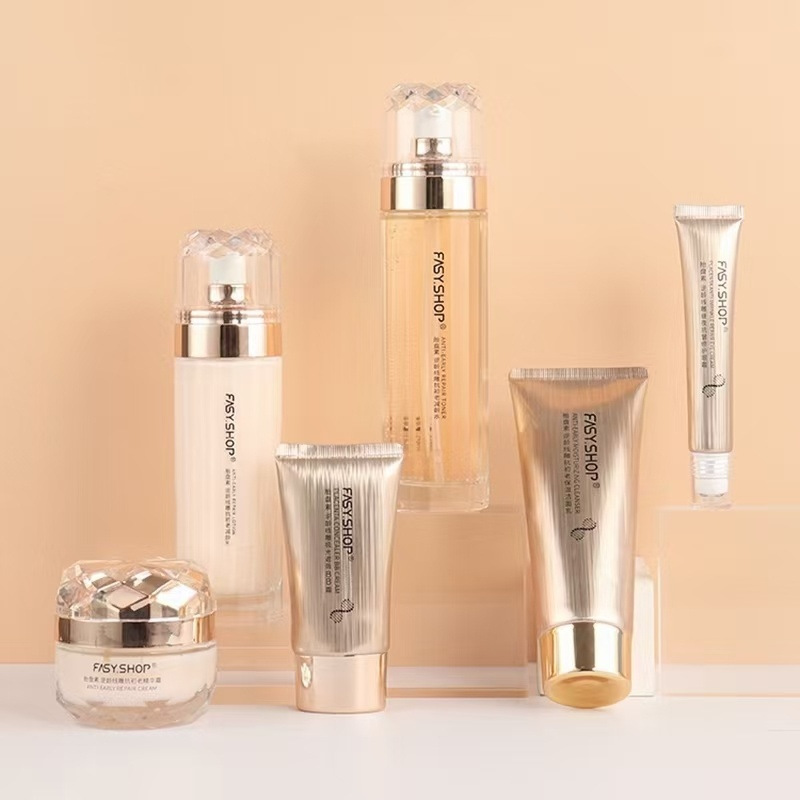 護(hù)膚面部套裝減齡乳液面奶OEM代加工