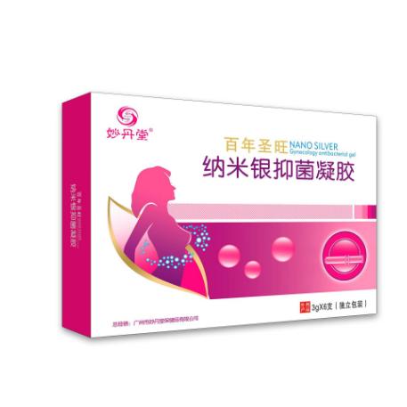 妙丹堂納米銀婦科抑菌凝膠6支OEM貼牌代工