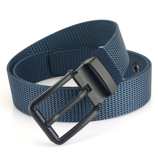 2023新款針扣男士尼龍休閑腰帶速干耐用耐磨時(shí)尚通勤皮帶oem代加工