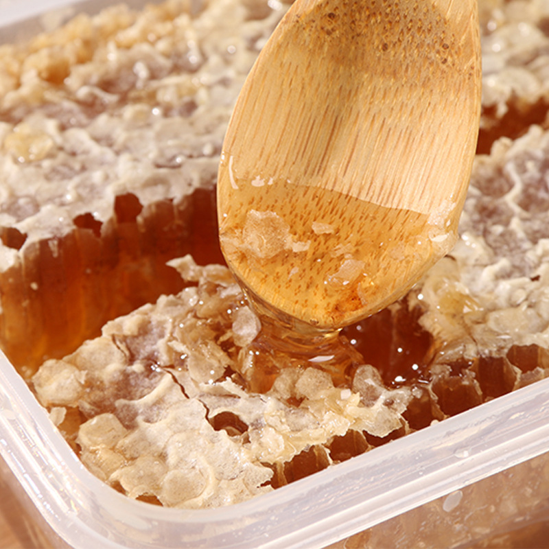 500克現(xiàn)切盒裝蜂巢蜜OEM代加工