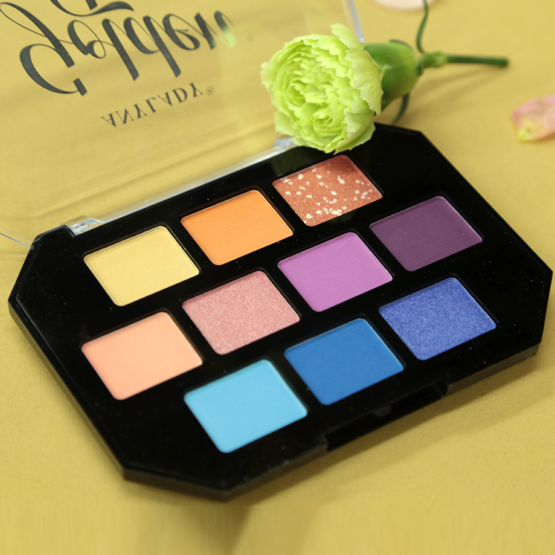 anylady彩妝啞光珠光眼影多色眼影盤批發(fā)可diy彩妝盤化妝用OEM代加工