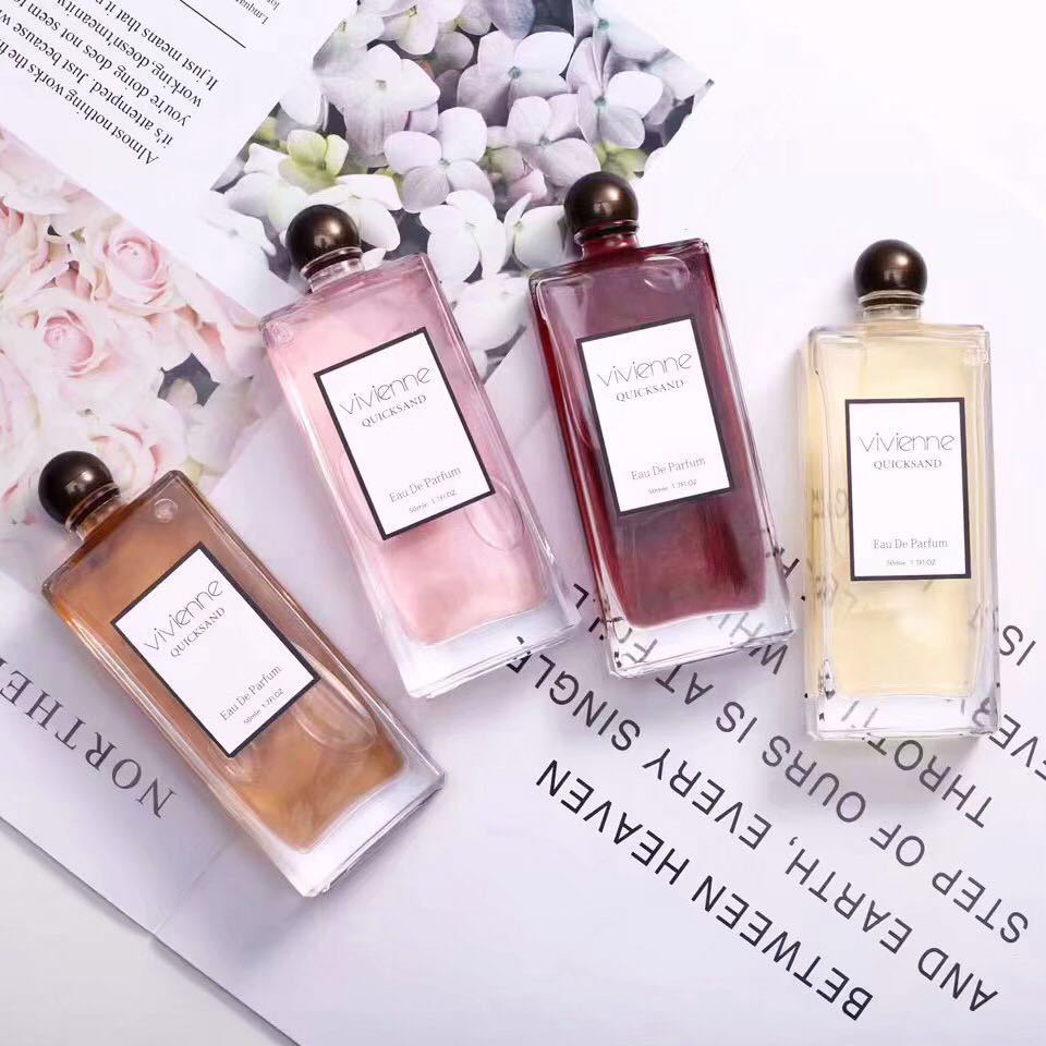 微微安柏林少女流沙香水蘆丹氏銀色山泉持久留香清新自然香水50mlOEM代加工