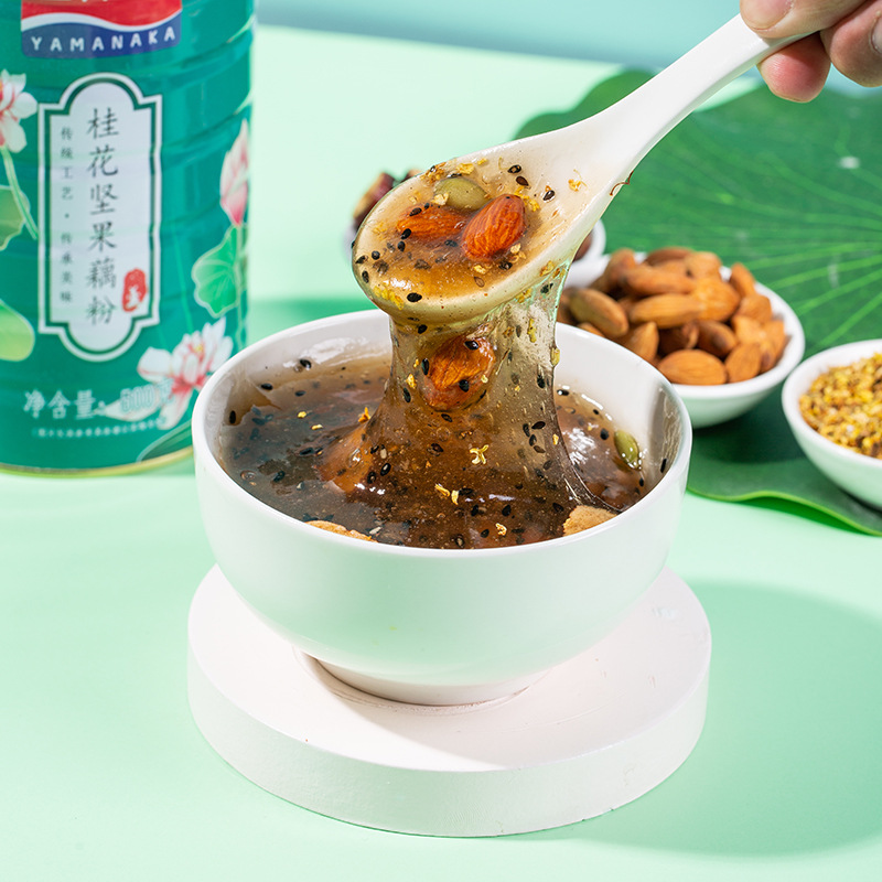 桂花堅(jiān)果藕粉羹 oem代加工