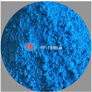 佰霖?zé)晒?FF-19 熒光粉 霓虹色 熒光藍(lán)OEM代工廠