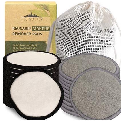 有機棉竹棉卸妝墊可洗天鵝絨卸妝棉竹纖維卸妝墊卸妝粉撲OEM代加工