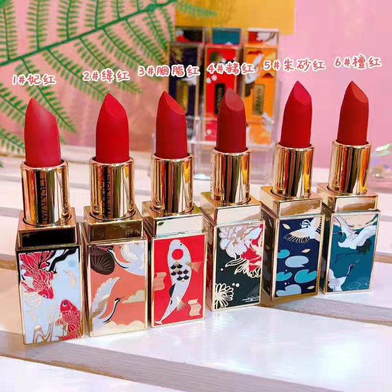MANSLY故宮口紅禮盒版中國(guó)風(fēng)OEM代工廠