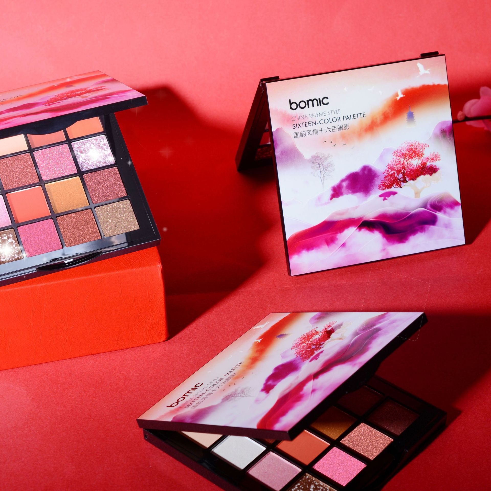 柏美姿國韻風情十六色眼影OEM代加工